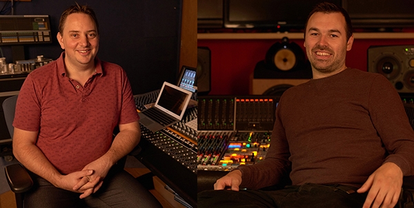 Andrew Dudman & Paul Pritchard, Abbey Road Studios Engineers