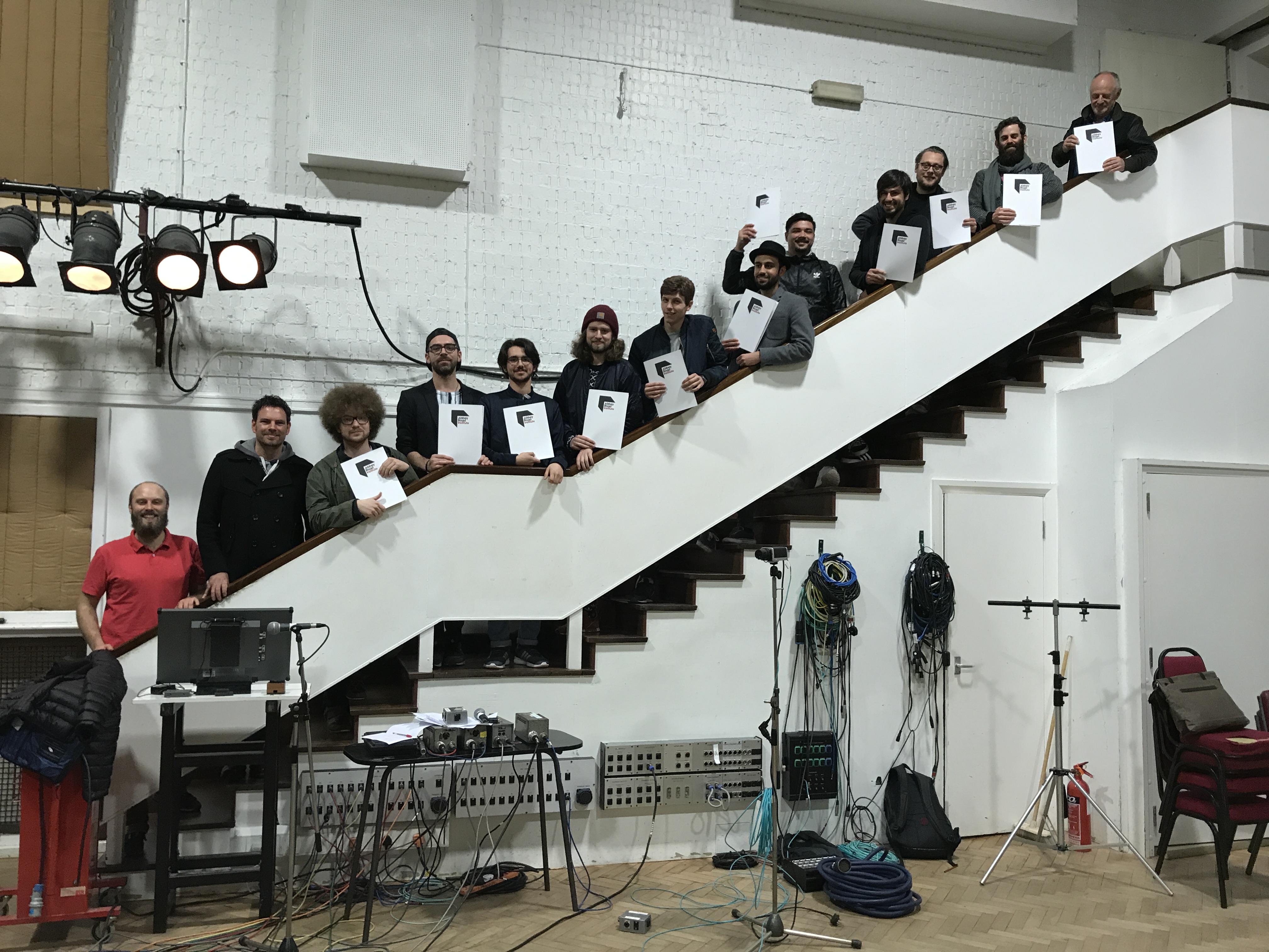 The students from Berlin and Frankfurt received their diploma