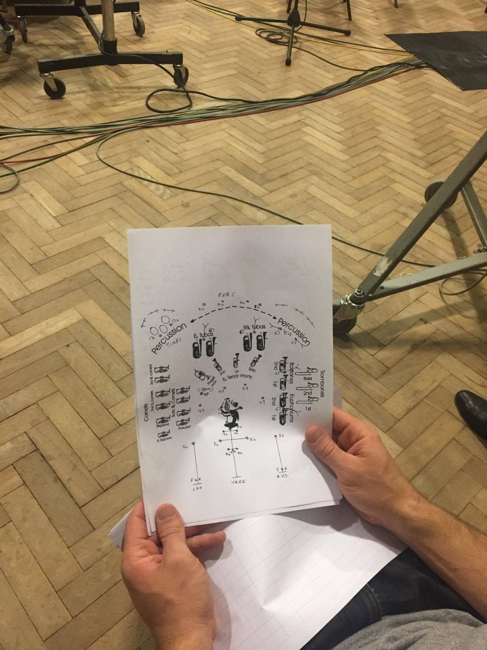 Studio set up plan