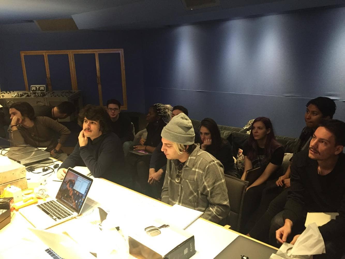Our students during the session