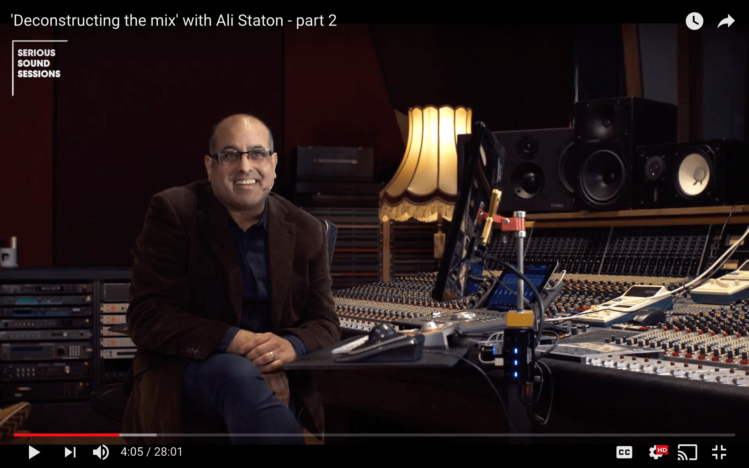 Deconstructing the mix with Ali Staton at Abbey Road Institute Amsterdam